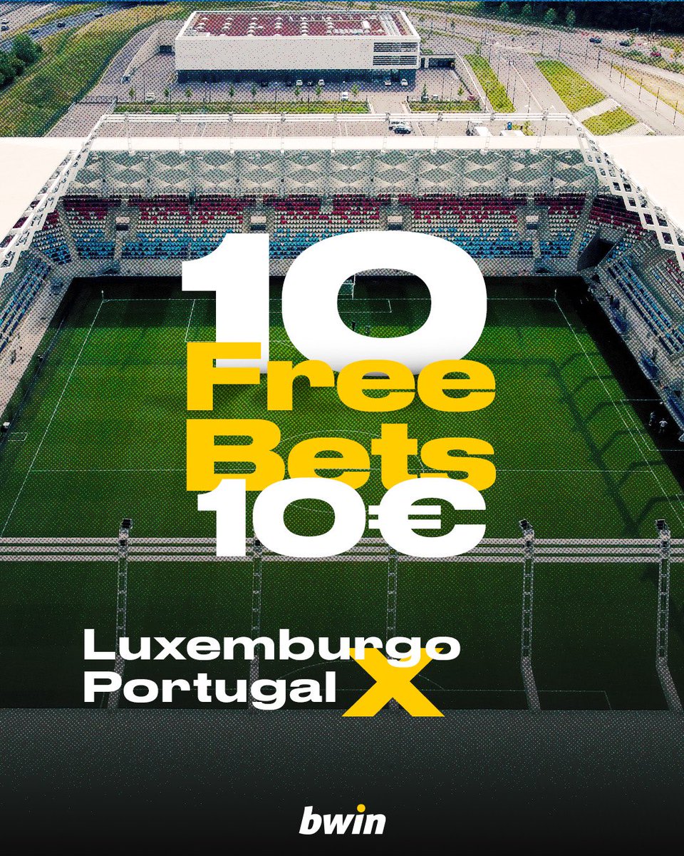 𝐒𝐎𝐑𝐓𝐄𝐈𝐎 𝐅𝐑𝐄𝐄𝐁𝐄𝐓𝐒 𝐋𝐔𝐗𝐄𝐌𝐁𝐔𝐑𝐆𝐎 𝐗 𝐏𝐎𝐑𝐓𝐔𝐆𝐀𝐋 😍
 
Se o jogo tiver mais do que 2.5 golos, vamos oferecer 10 freebets de 10€ 🚨
 
👉 Seguir <a href="/bwin_portugal/">bwin_pt</a>
👉 RT + marcar um amigo
 
Participa as vezes que quiseres marcando amigos diferentes. Boa sorte!🍀