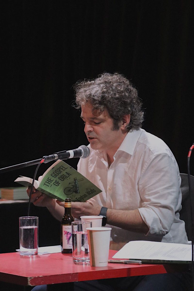 lancaster_words's tweet photo. We were so pleased to hear our own Eoghan Walls in conversation with our very own Zoe Lambert as he launched 'The Gospel of Orla' at Lancaster Litfest. Congrats, Eoghan! Photos: Abigail White. #LancasterWords https://t.co/KVF2R1Fm2L
