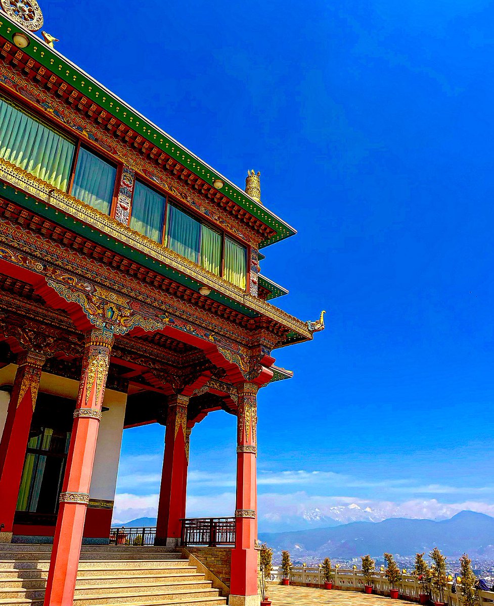 TaraTeacher1's tweet photo. Always stumbling upon the most beautiful places here #weekendwandering #nunnery #chobar #kathmandu #nepal #internationalteacher #teachertwitter #teachabroad https://t.co/SUruX6WAo8