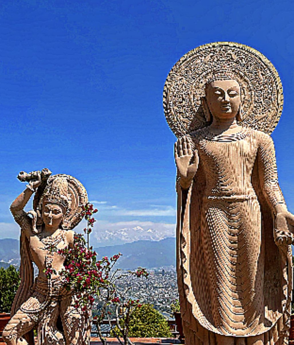 TaraTeacher1's tweet photo. Always stumbling upon the most beautiful places here #weekendwandering #nunnery #chobar #kathmandu #nepal #internationalteacher #teachertwitter #teachabroad https://t.co/SUruX6WAo8