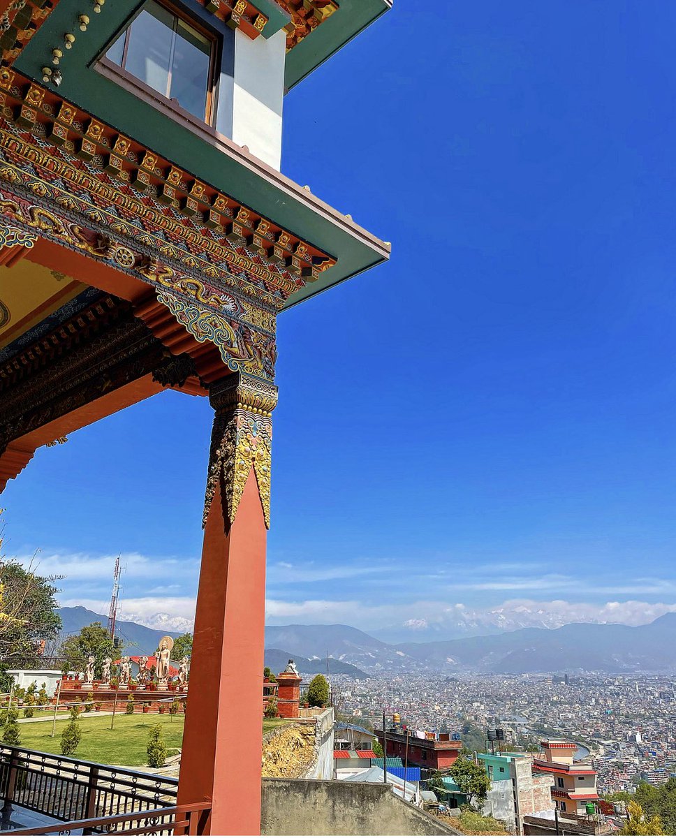 TaraTeacher1's tweet photo. Always stumbling upon the most beautiful places here #weekendwandering #nunnery #chobar #kathmandu #nepal #internationalteacher #teachertwitter #teachabroad https://t.co/SUruX6WAo8