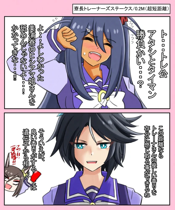 寮長トレーナーズステークス/0.2M(超短距離)
#ウマ娘 #ヒシアマゾン #フジキセキ 