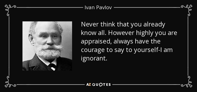 Ivan Petrovich Pavlov, was a Russian and Soviet experimental neurologist, psychologist and physiologist known for his discovery of classical conditioning through his experiments with dogs. Wikipedia
Born: September 26, 1849, Ryazan, Russia
Died: February 27, 1936, Saint Petersburg, Russia
Influenced: B. F. Skinner, John B. Watson, Joseph Wolpe, Antoni Kępiński, W. Horsley Gantt
Siblings: Sergey Pavlov, Dmitry Pavlov, Nikolay Pavlov, Konstantin Pavlov, Piotr Pavlov, Yelena Pavlova, Lidiya Pavlova
Influenced by: Ivan Sechenov, Carl Ludwig, Carl Vogt
Spouse: Seraphima Vasilievna Karchevskaya (m. 1881–1936)
Nationality: Russian, Soviet