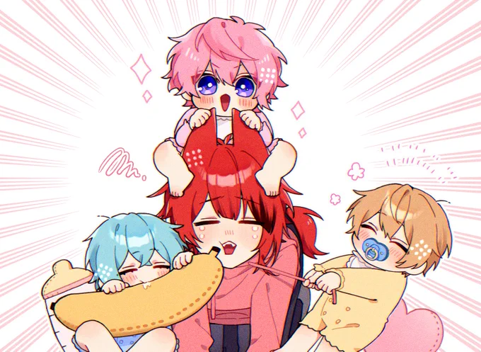 莉犬くんとばぶ..... #すとぷりギャラリー 
