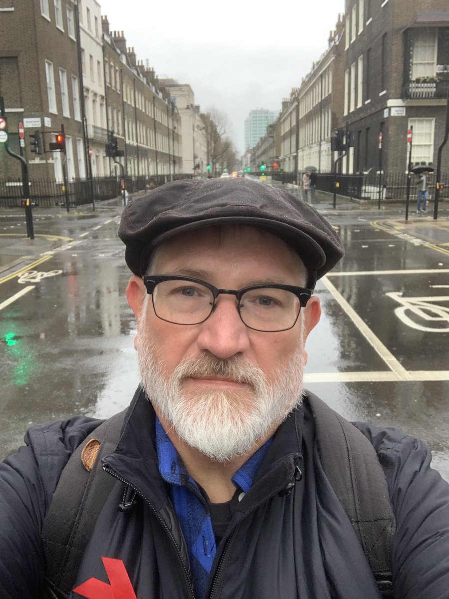 British Summer Time #rain #gowerstreet #London ❤️💙💜