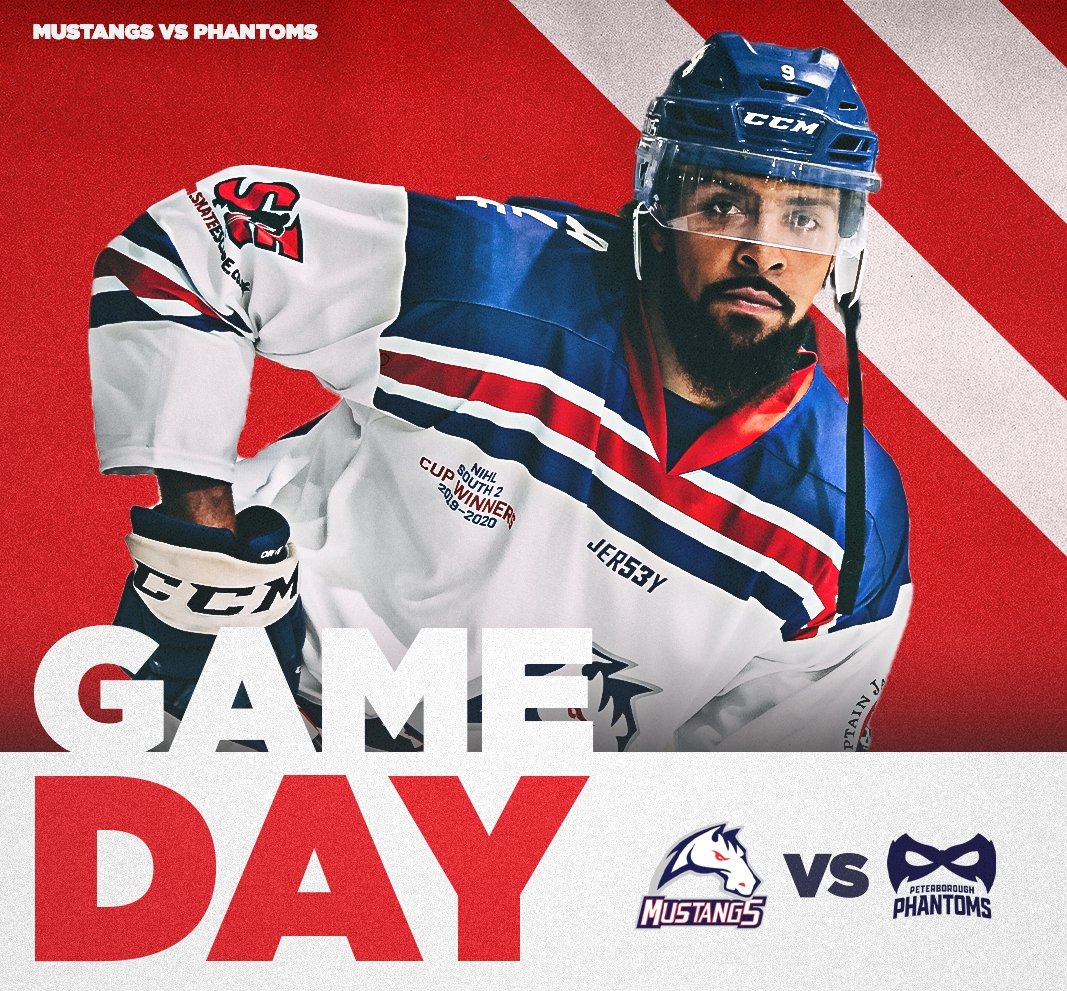 InvMustangs's tweet photo. Home game alert!
2nd leg of the playoffs 1/4 finals against @nihl2phantoms tonight @Gillingham_Rink 5.15pm faceoff, doors open at 4.30pm we have a 2 goal lead from last night's first leg away @PI_Peterborough Stang's 3-1 Phantoms.
Don't miss this last home game of the season 👊 https://t.co/n8N3sBIcQS