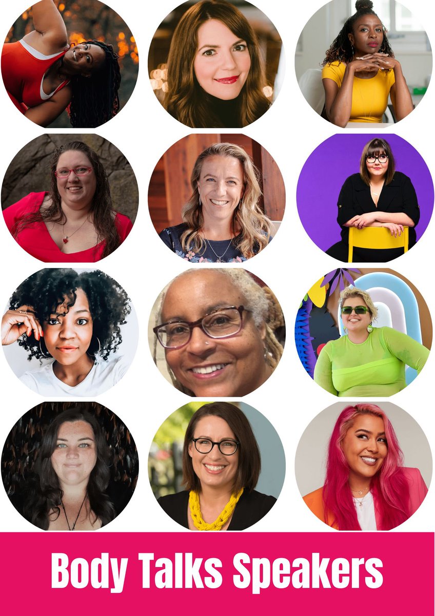 I am so excited to be speaking at Body Talks, a FEASTival of anti-diet ideas! Body Talks is a 2 day online event happening in honour of International No Diet Day - May 6-7th. 

There’s an incredible international lineup of anti-diet speakers….

1/3

(Discount at end of thread!)
