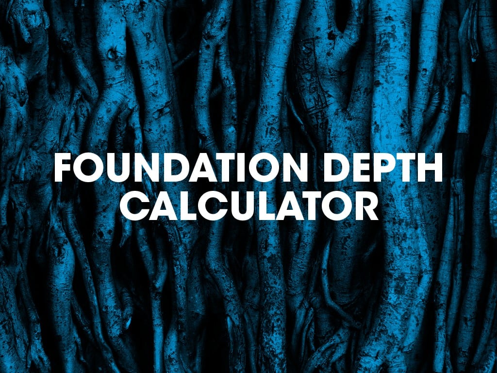 Check out our foundation depth calculator to determine the exact foundation depth you require when building near trees: bit.ly/3LJkbkm  

#foundations