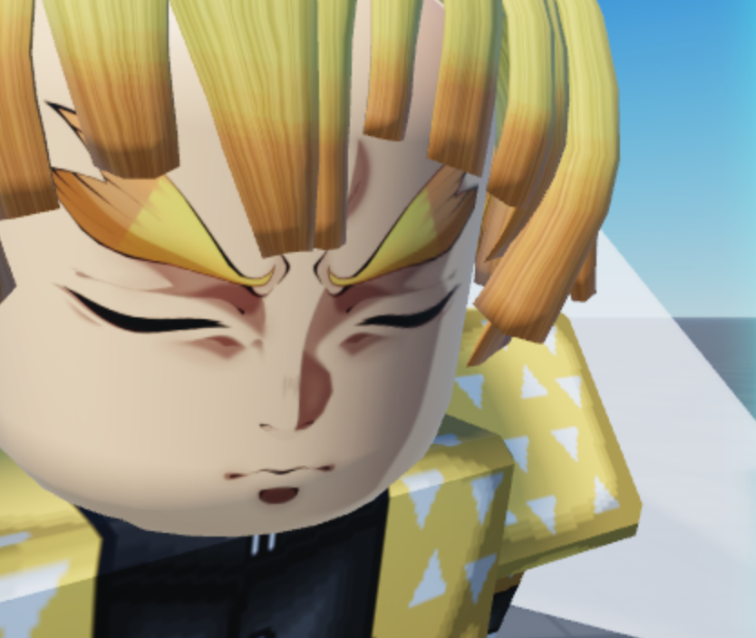 Bleebus2's tweet image. Made a face for Zenitsu Agatsuma (Asleep) using trackpad.
#RobloxDev #robloxart #robloxartist #roblox #RobloxArtCommissions