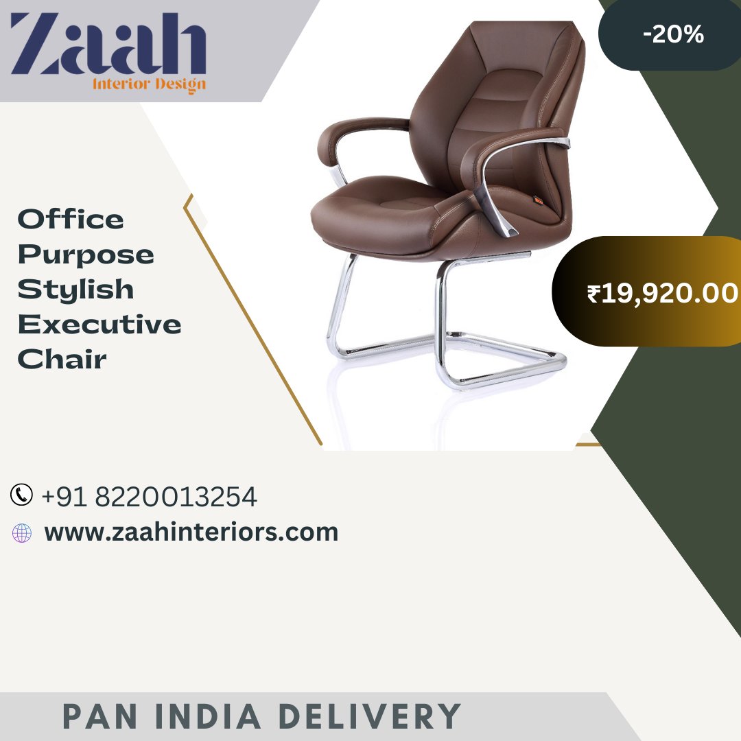 zaahhomedecors's tweet photo. Office Purpose Stylish Executive Chair 
Product Link--> https://t.co/1hCfYwJRX0 
• Product Size: W4.5 x D58 (SEAT SIZE)
• Product Size: H61 x W56 (BACK SIZE)
• Chair height:111

#zaahinterior #chair #ooficechair #stylishchair #modernchair #executivechair #tamilnadu #india https://t.co/WK064ilBiC