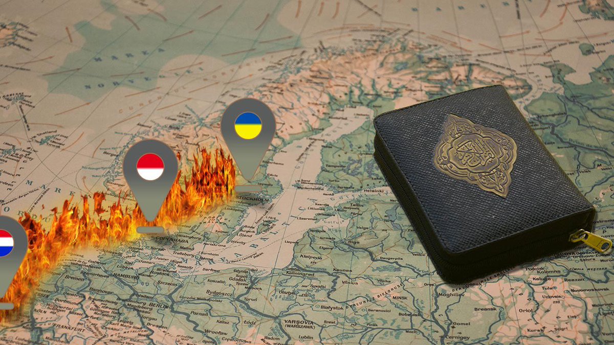 Danimarkada kuran i kerime yapılan faşist saldırı karşısında sessiz kalamayız. Ben fransada dansı yasaklayan osmanlı kanunları ni istiyorum demokrasi ifade özgürlüğü saçmalığı  sizin olsun 🇹🇷🌙