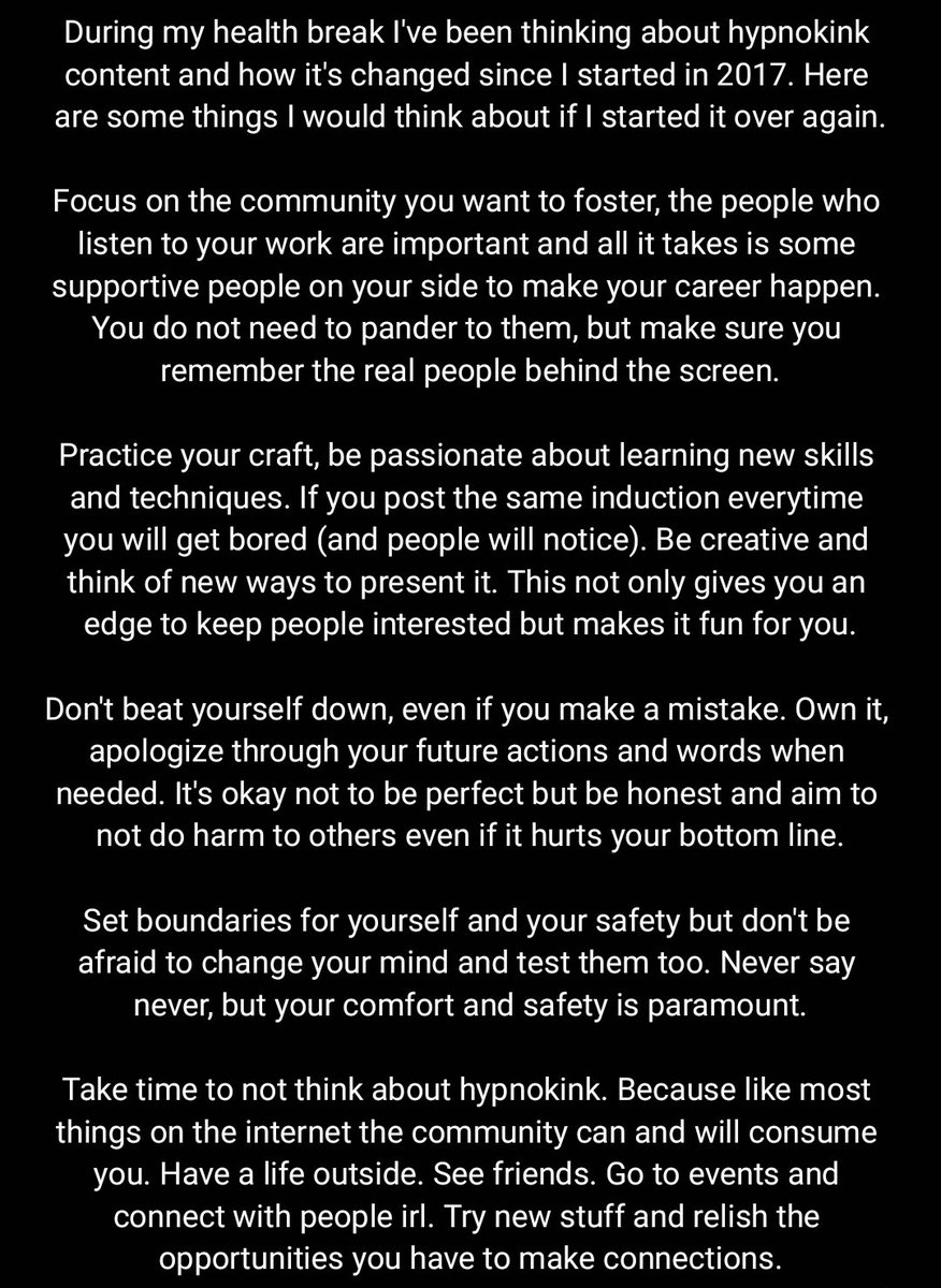SecretSubject_'s tweet photo. My advice to hypnokink creators https://t.co/OR8YIaiRz8