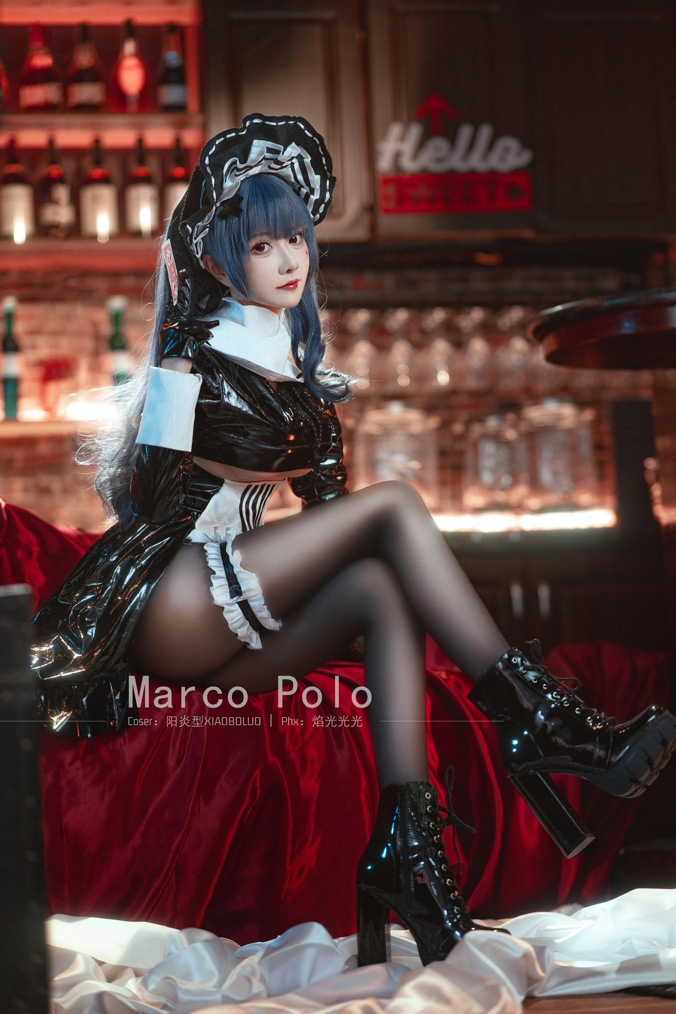 マルコ・ポーロ　コスプレ　アズールレーン　アズレン アズレン マルコ・ポーロ ラブリー・ミリオーネ メイド服