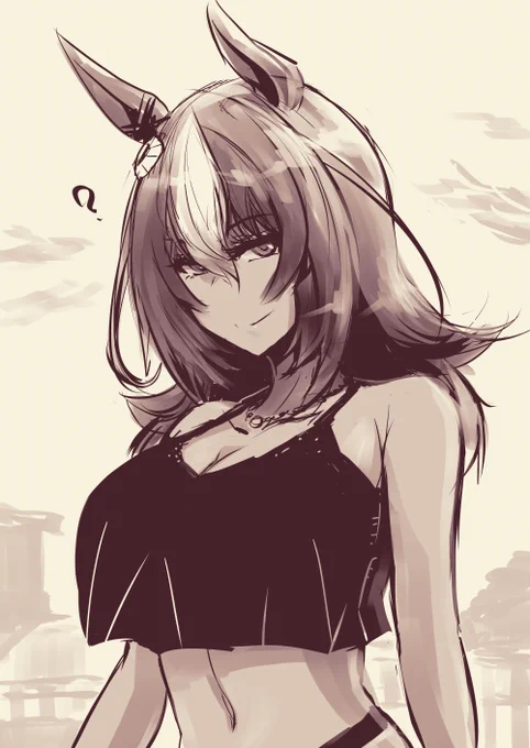 「(アラビアンさんの下のシャツってどうなってるのかな・・?)」「・・こうなってるよ?」「・・・!?」※本当はどうなってるのかわからんから想像。 
