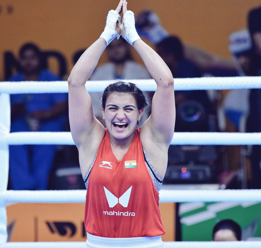 Congratulations champion ✊
#Worldboxingchampionship  #Congratulations <a href="/saweetyboora/">saweety boora</a>