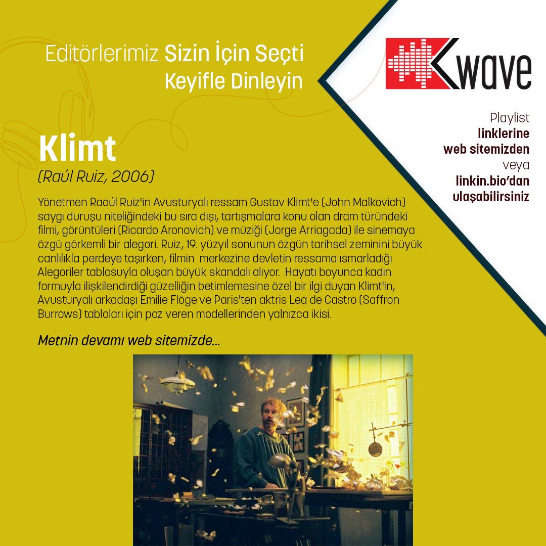 Kontrast Dergi (@kontrast_dergi) on Twitter photo 2023-03-26 09:37:22 Kwave | Klimt (Raúl Ruiz, 2006) Metnin devamı ve playlist profildeki bağlantıda… kontrastdergi.com/kwave-klimt-ra… #kontrastdergi #kontrast #afsad #kwave #klimt #roulruiz #gustavklimt #johnmalkovich #ricardoaronovich #jorgearriagada #saffronburrows #youtube #spotify✅ Kwave | Klimt (Raúl Ruiz, 2006) Metnin devamı ve playlist profildeki bağlantıda… kontrastdergi.com/kwave-klimt-ra… #kontrastdergi #kontrast #afsad #kwave #klimt #roulruiz #gustavklimt #johnmalkovich #ricardoaronovich #jorgearriagada #saffronburrows #youtube #spotify✅