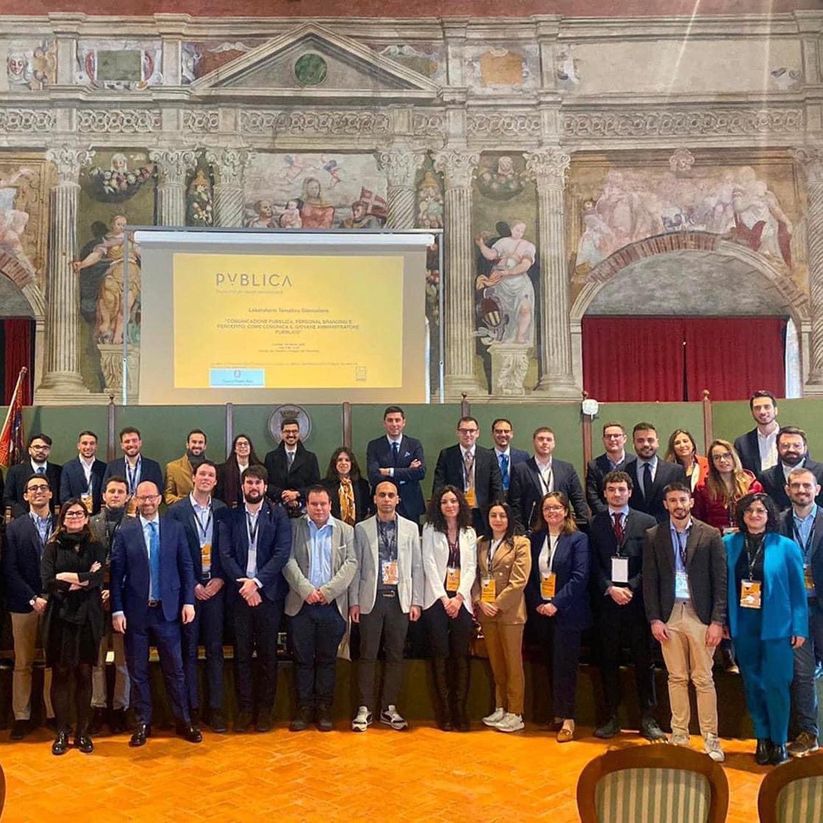samuelegrippaa's tweet photo. Alla XII Assemblea Nazionale ANCI Giovani due giorni di studio e confronto con le realtà d’Italia per riportare nel nostro territorio pratiche di buona amministrazione. 

@ancibasilicata @comuni_anci @ANCI_comunicare @Antonio_Decaro https://t.co/BJyNoztTa7