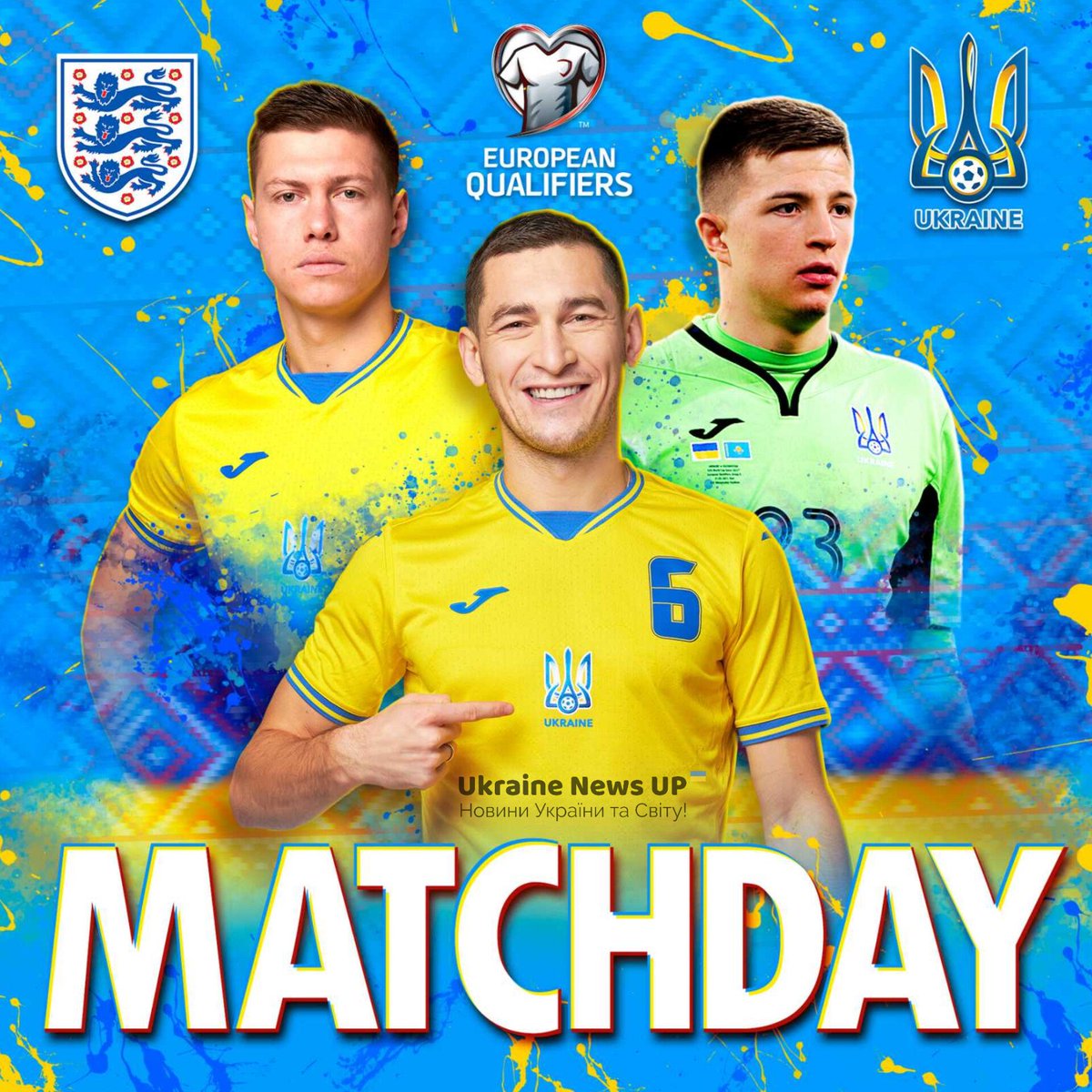 by_Ukraine's tweet photo. ⚡️ Сьогодні День матчу збірної України!
🏴 #Англія : #Україна 🇺🇦
⏰ Початок о 19:00.
🏟️ Стадіон «Вемблі»,📍 Лондон.
🏆 Відбір Євро-2024 #EuropeanQualifiers
Трансляція: регіональні телеканали «Суспільного» та MEGOGO.
#MATCHDAY #ENGUKR #UKRENG #Ukraine #EngVSUkr #УкрТві #Футбол https://t.co/BlNVnvRmdA