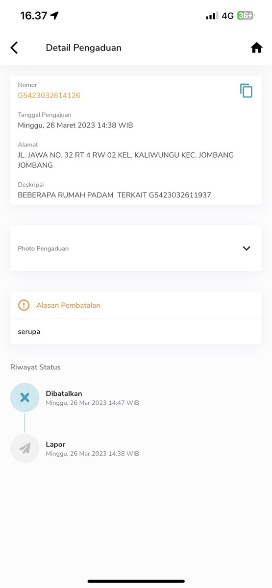 neonbox90's tweet photo. Pelayanannya sangat bagus mati listrik 3 jam, bikin pengaduan status listrik menyala, bikin 2 kali pengaduan malah dibatalkan sama petugasnya @pln_123 #pln #jombang https://t.co/5pF6m7dzTZ