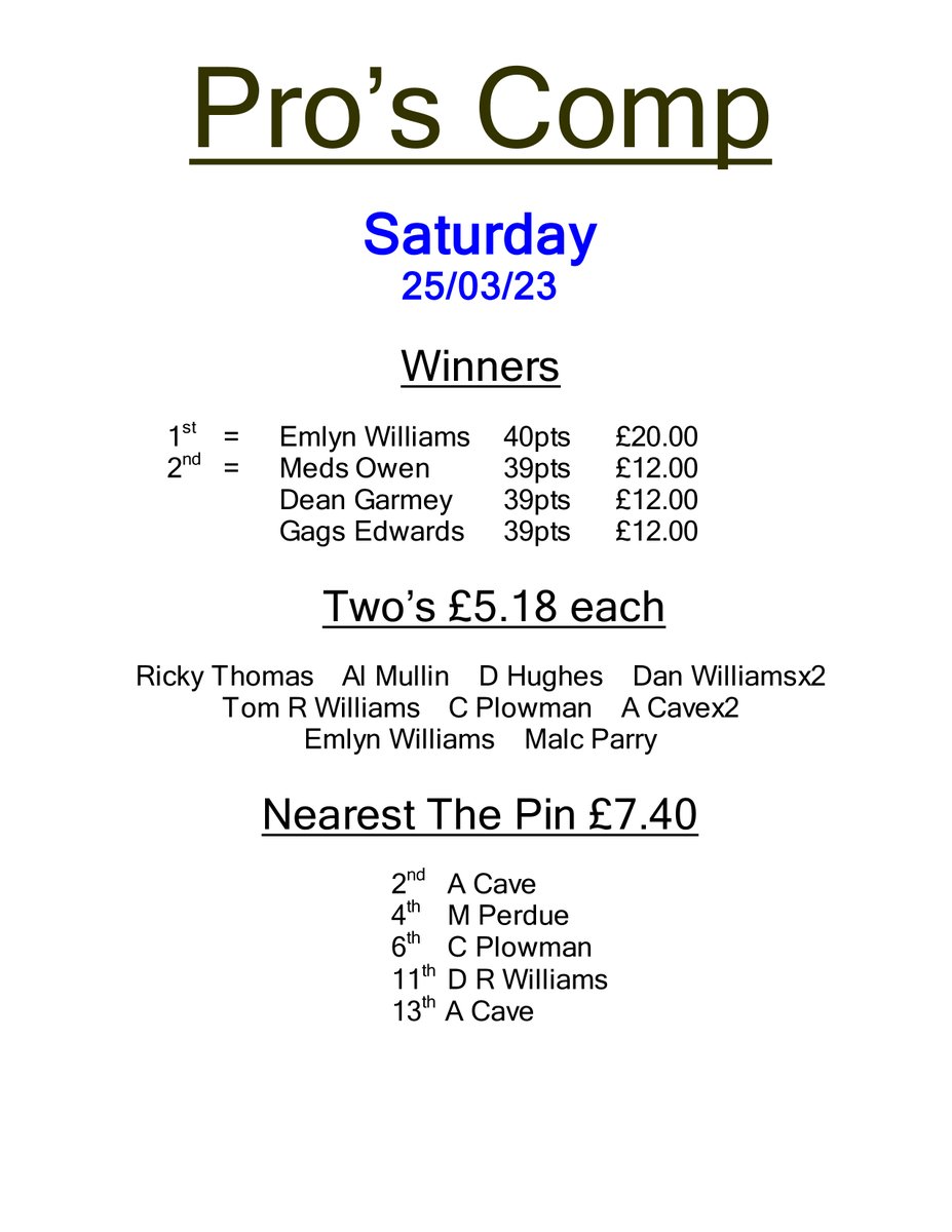 Holyhead Golf Club (@holyheadgc) on Twitter photo 