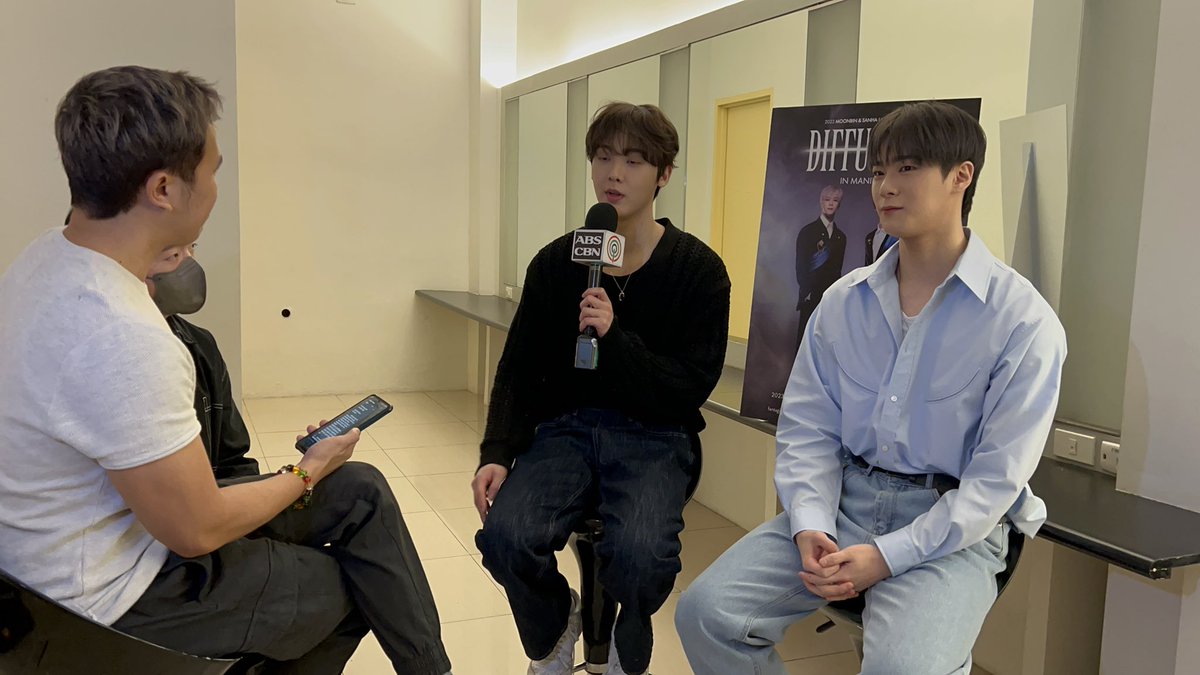 JUST IN: Korean boyband Astro’s sub-unit Moonbin and Sanha hinted that solo projects might be coming soon! 

During our backstage interview, Moonbin and Sanha expressed their gratitude towards their Filo Arohas for the love since their last Manila visit  in 2016 and their 2020