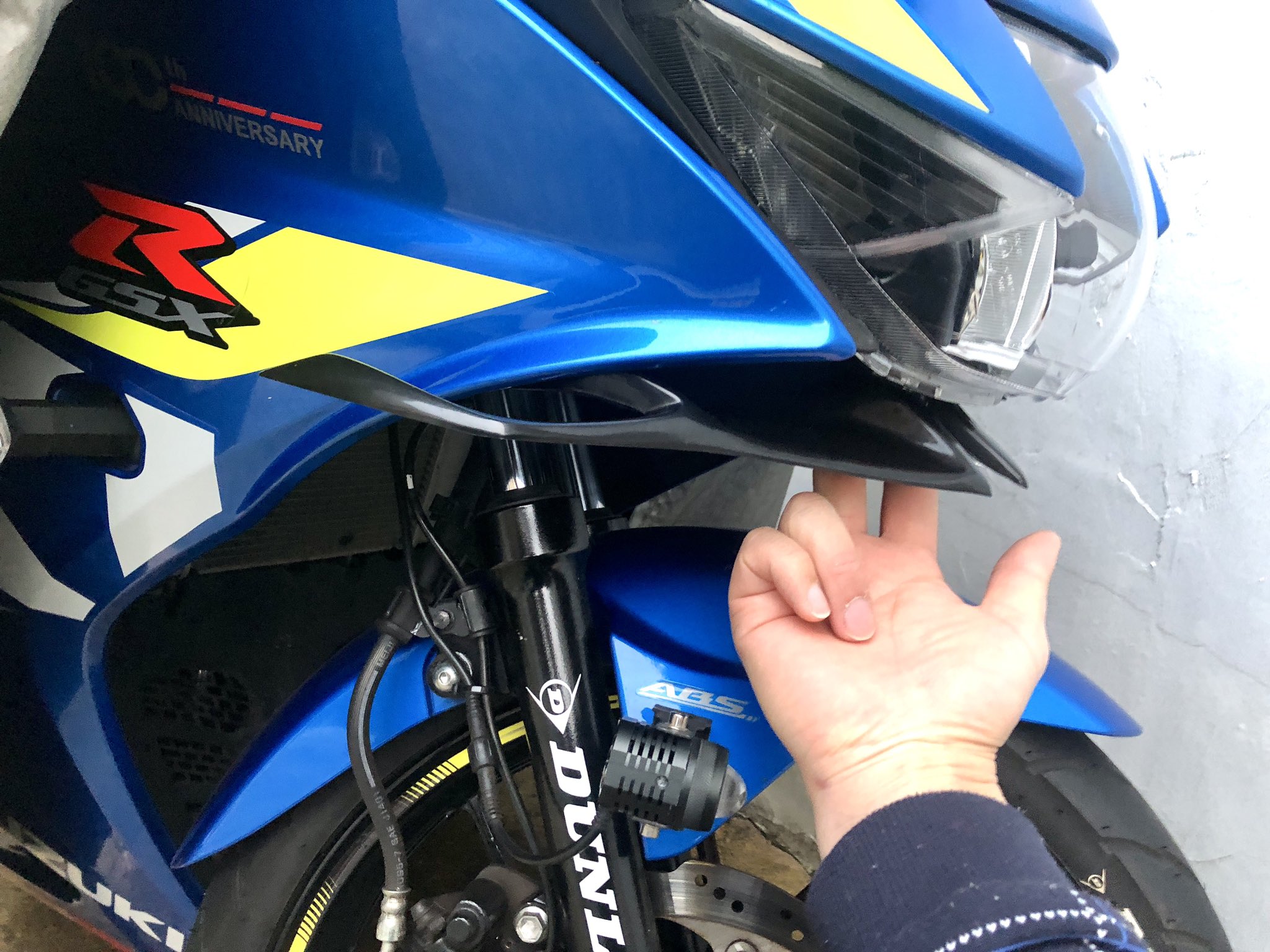 公式通販 - 人気アイテム多数 スズキ gsx-r125 国内生産（未使用】☆スズキ ウイングレット パーツ