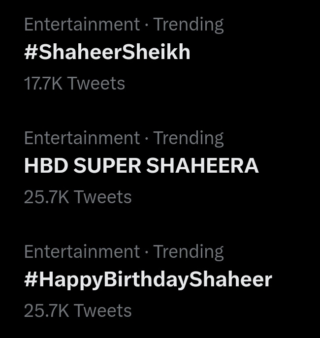 It’s huge 😍😍 30k soonish ❤

HBD SUPER SHAHEERA 
#HappyBirthdayShaheer #ShaheerSheikh