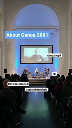 disruptberlin's tweet photo. Militant forensic investigation from #G8 in #Genoa2001 to the use of #AI, the case of Julian #Assange: the 2nd day of #SmartPrisons has been a blast. Today 2 workshops, some spots left for 2.30pm: G8 Genoa 2001: A Grassroots Media Forensics Toolbox: https://t.co/jTBlBVD0Oj. https://t.co/I7NbBVKp4u