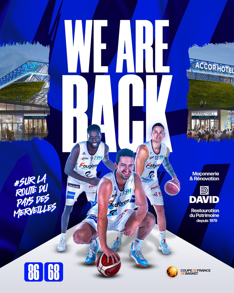 FougeresBasket's tweet photo. 𝐂'𝐄𝐒𝐓𝐓𝐓𝐓 𝐅𝐀𝐈𝐈𝐈𝐓𝐓𝐓𝐓𝐓 💙

1 an après les Blues Brothers sont de retour à Bercy 🤩💥

Merci à tous, on a vécu un week-end de folie 🫶🏻💙

Rendez-vous le 21 Avril à Bercy ⚡️ https://t.co/kvydJI6Gi7
