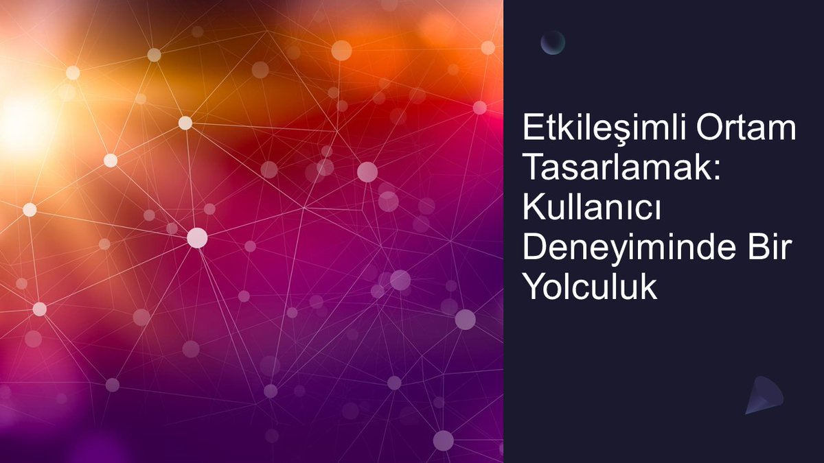 vcolak1's tweet image. Etkileşimli Ortam Tasarlamak
Designing an Interactive Environment

#interactivemedia #design