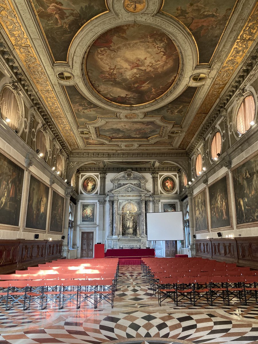 Mark_Meiselbach's tweet photo. Had an excellent time this weekend attending and presenting at the #ICMPE mental health economics conference in Venice!
Definitely the most beautiful conference venue I have seen… I highly recommend this conference. https://t.co/bdvRQwH4L9