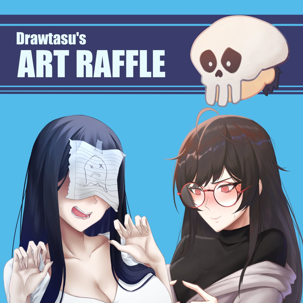 To celebrate nothing, I am doing an ART RAFFLE!!
*pachi pachi pachi*

There will be 2 winners of free Bust-up!

To Participate
- Follow
- Like &amp; RT
- drop your oc's or characters in replies (optional)

Ends on April 5

#artraffle #raffle #animeart #giveaway