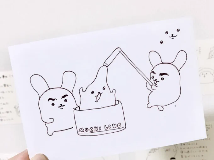 眉毛ありにするか迷いました🐇 