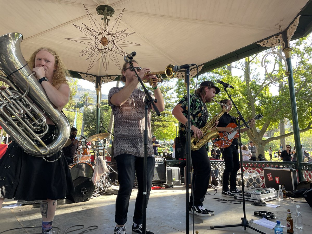 Stunning <a href="/NomadOrchestra/">Nomadic Orchestra</a> 🙌🏼🙌🏼😎😎 thank u at Dewaal park 
Listen for more 
spotify.link/ZbrcznU7tyb <a href="/Spotify/">Spotify</a>