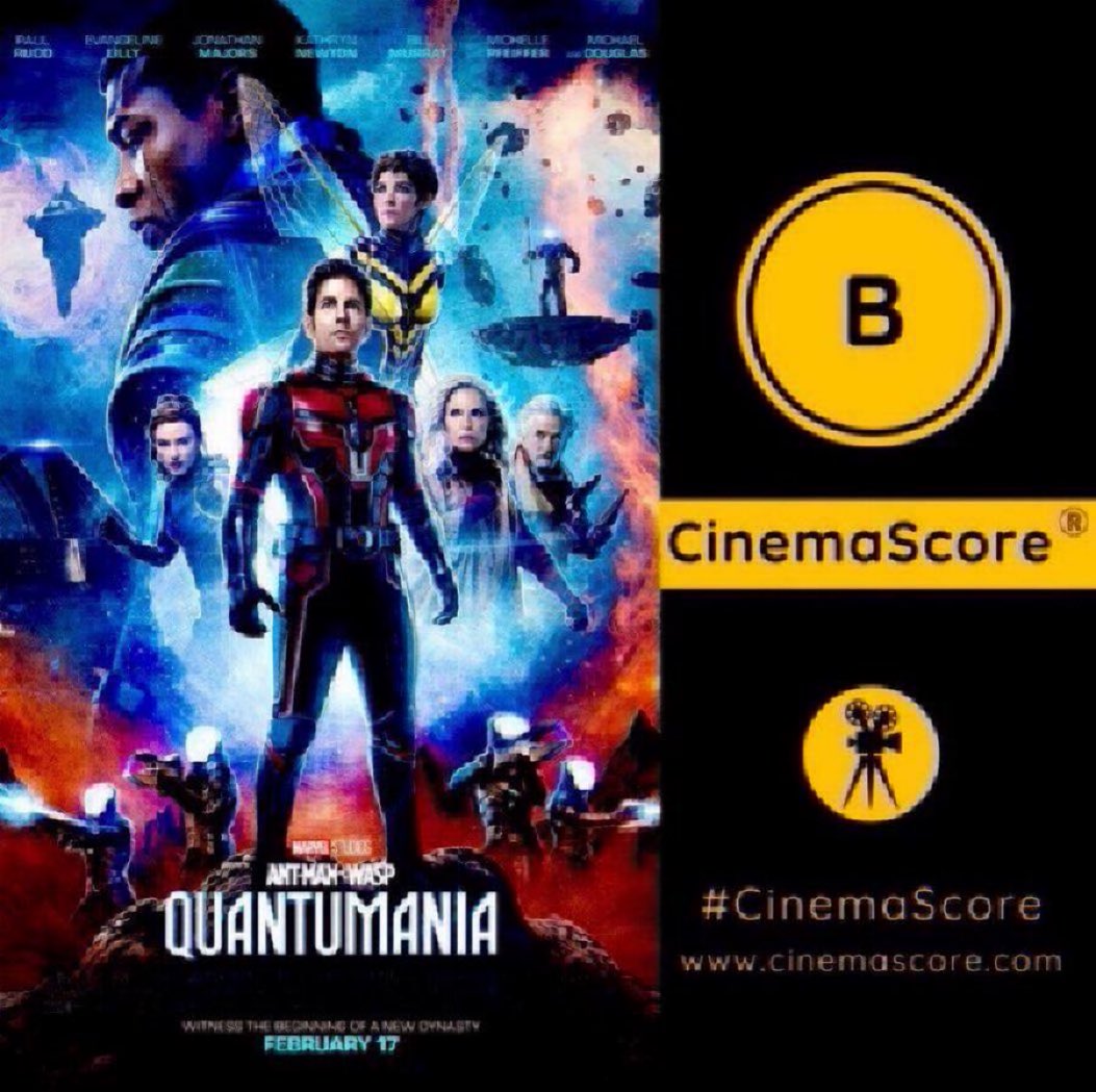 #AntManAndTheWaspQuantumania approaches the end of line grossing 2.4M on 6th weekend at domestic #BoxOffice, -42.9% drop from last weekend.
(vs
#Eternals 3.1M, -23%
#FiftyShadesOfGrey 1.3M, -54.2%), for a 209.9M US cume.
#Quantumania  is eyeing a 215M run in the US.