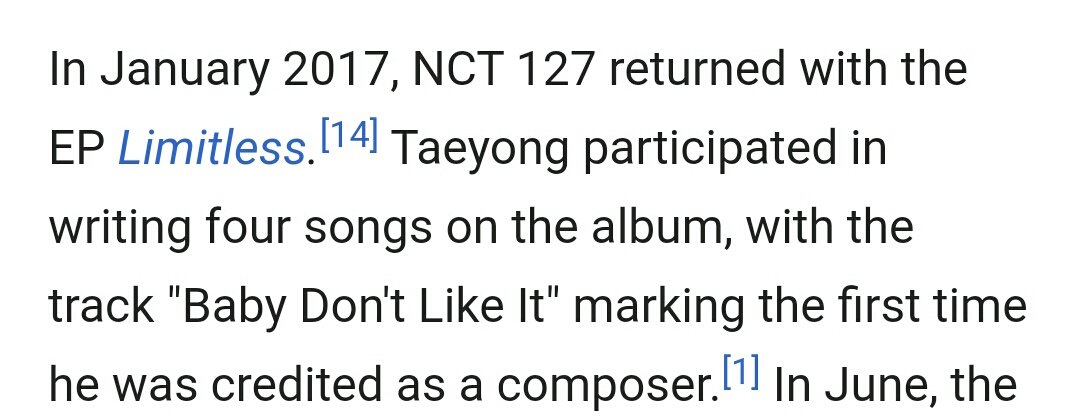 ravaretta01's tweet photo. Baby Don't Like It as composer
#LTStreamingParty
#TAEYONG #태용 https://t.co/FOvTnn9gw0