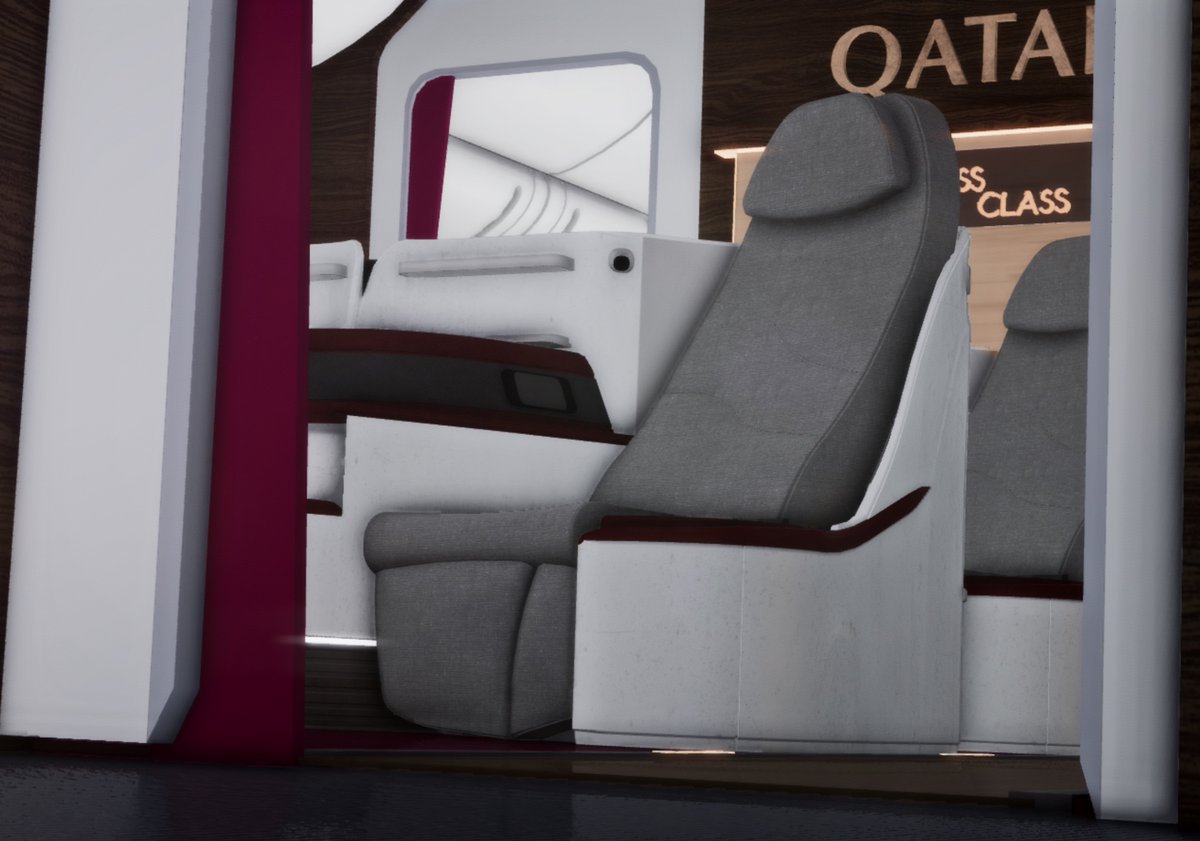 QatarAWRoblox's tweet image. Are you in the market for a luxurious travel experience? Look no further than Qatar Airways' Business Class. Qatar Airways offers a level of comfort. From the moment you step on board, you will be greeted with exceptional service, a spacious cabin and state-of-the-art amenities