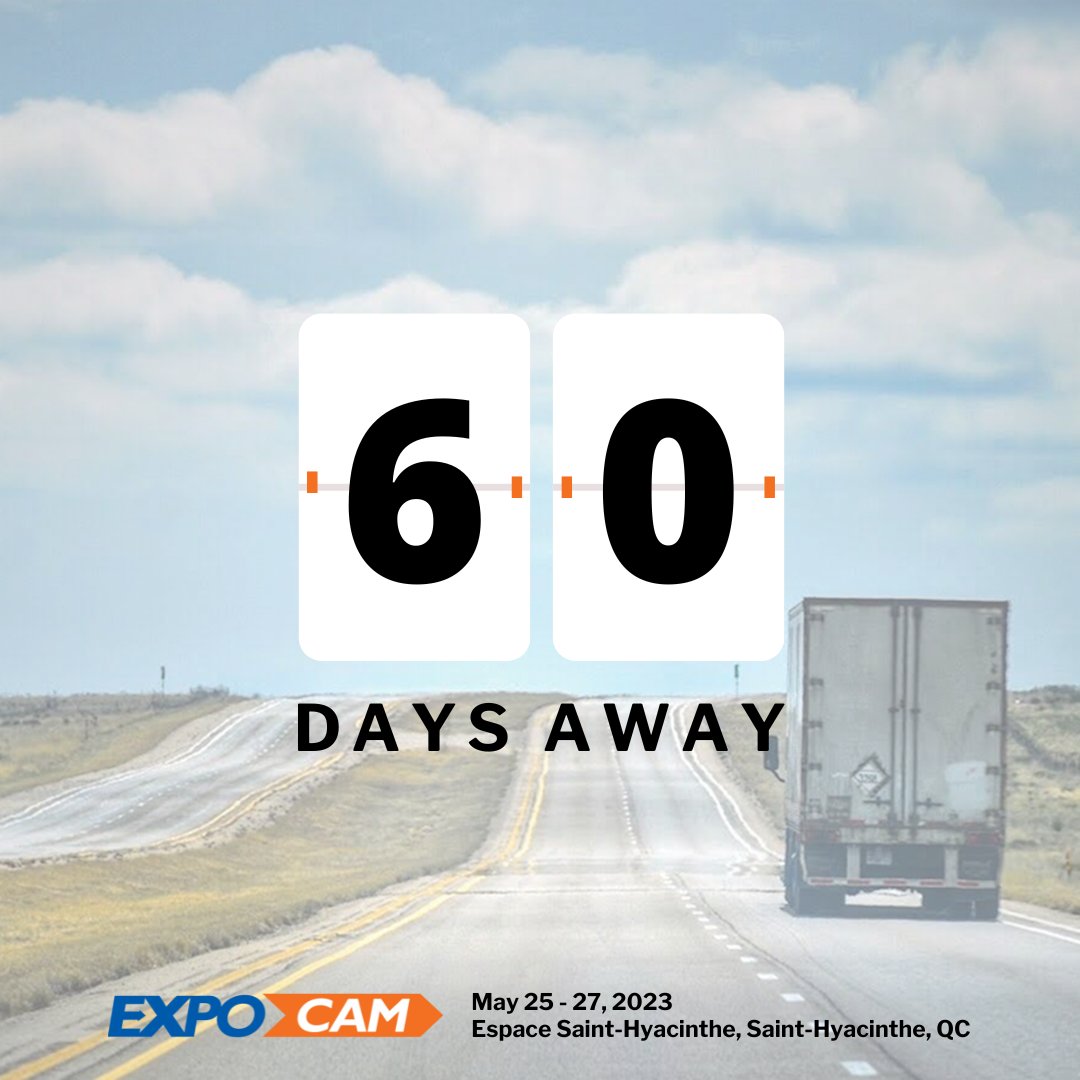expocamqc's tweet photo. 📅2 months away until show time! Here's your chance for a free pass. Register today with code INVITEFB https://t.co/884RHtrzmL. 

#expocamQC #truckinglife #truckingevent #quebectrucking https://t.co/OjBVeAclEL