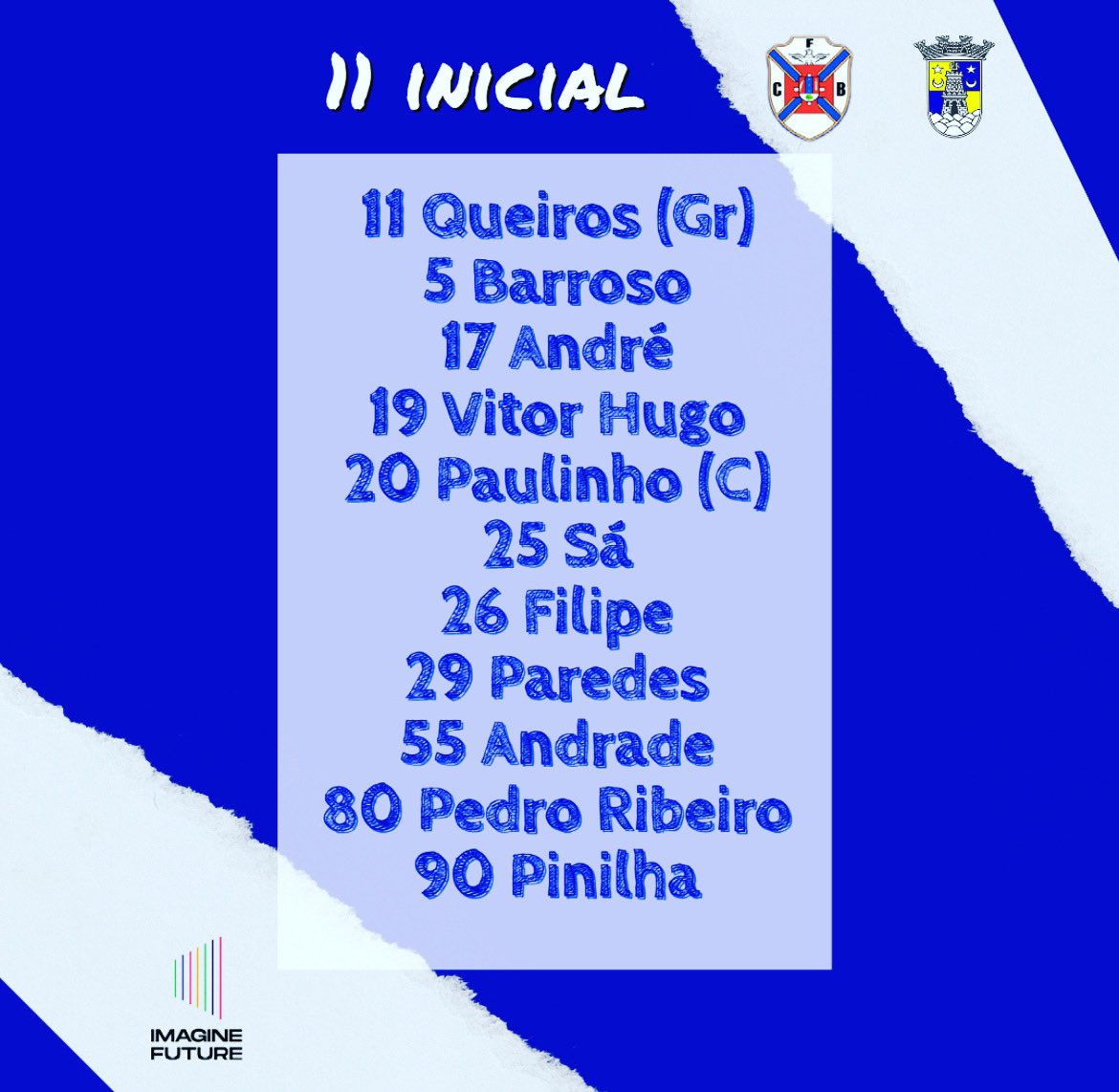 ImagineFuture11's tweet photo. XI inicial Os Bucelenses
#ImagineFuture #OsBucelenses https://t.co/cUE1sXrBjj
