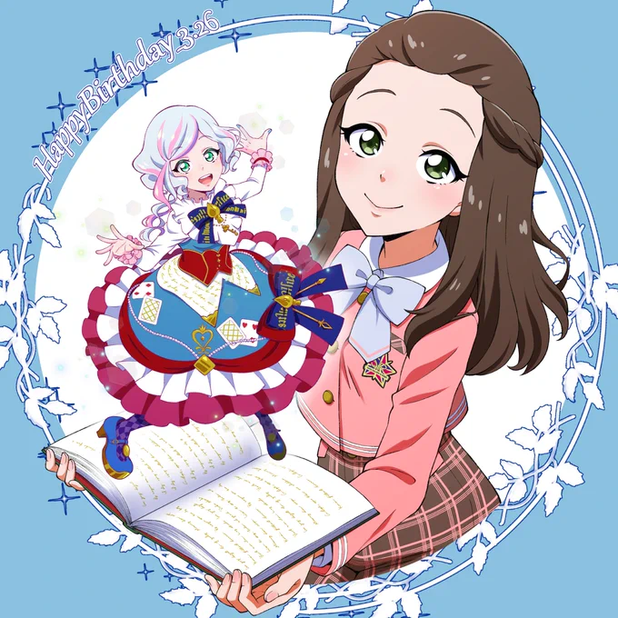 栞ちゃんとシオリちゃんお誕生日おめでとう物語のドレスが素敵カワイイよー#aikatsu #アイカツプラネット#本谷栞生誕祭2023 