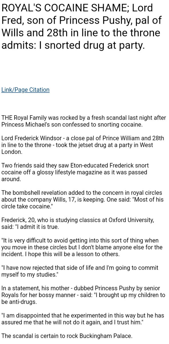 Former cocaine user, Freddie Windsor and his wife moved to California after they married. They used to live in LA, where he worked as a financial advisor and Sophie pursued her acting career. Their first child was born in LA in 2013. I don't recall him being deported...🤔🤷‍♀️