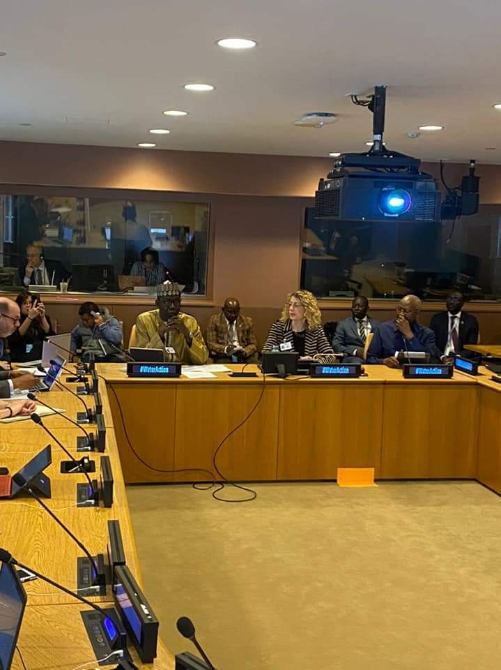 MINISTRE_MHA's tweet photo. #Conférence des Nations Unies sur l'eau 
#Side Event 24 Mars 2023 
Thème «L'eau et l’adaptation au changement climatique dans un contexte transfrontalier». 
 Dans la matinée de ce 24 Mars 2023, j’ai co-animé avec mon collègue Serigne Baye Thiam, le Ministre sénégalais de l’Eau. https://t.co/UH2CcsHYNW