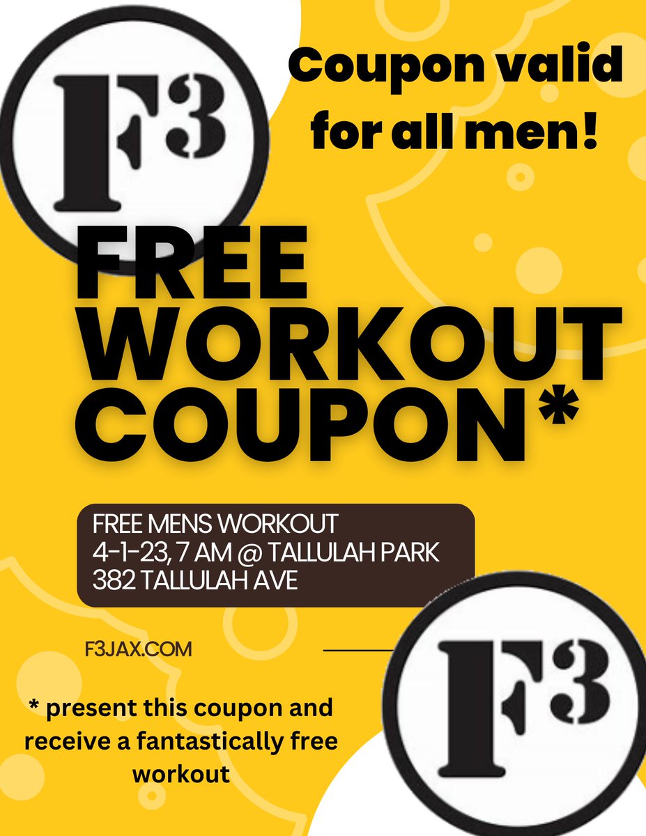 Share with your NS Friends! <a href="/F3Jacksonville/">F3Jacksonville</a>