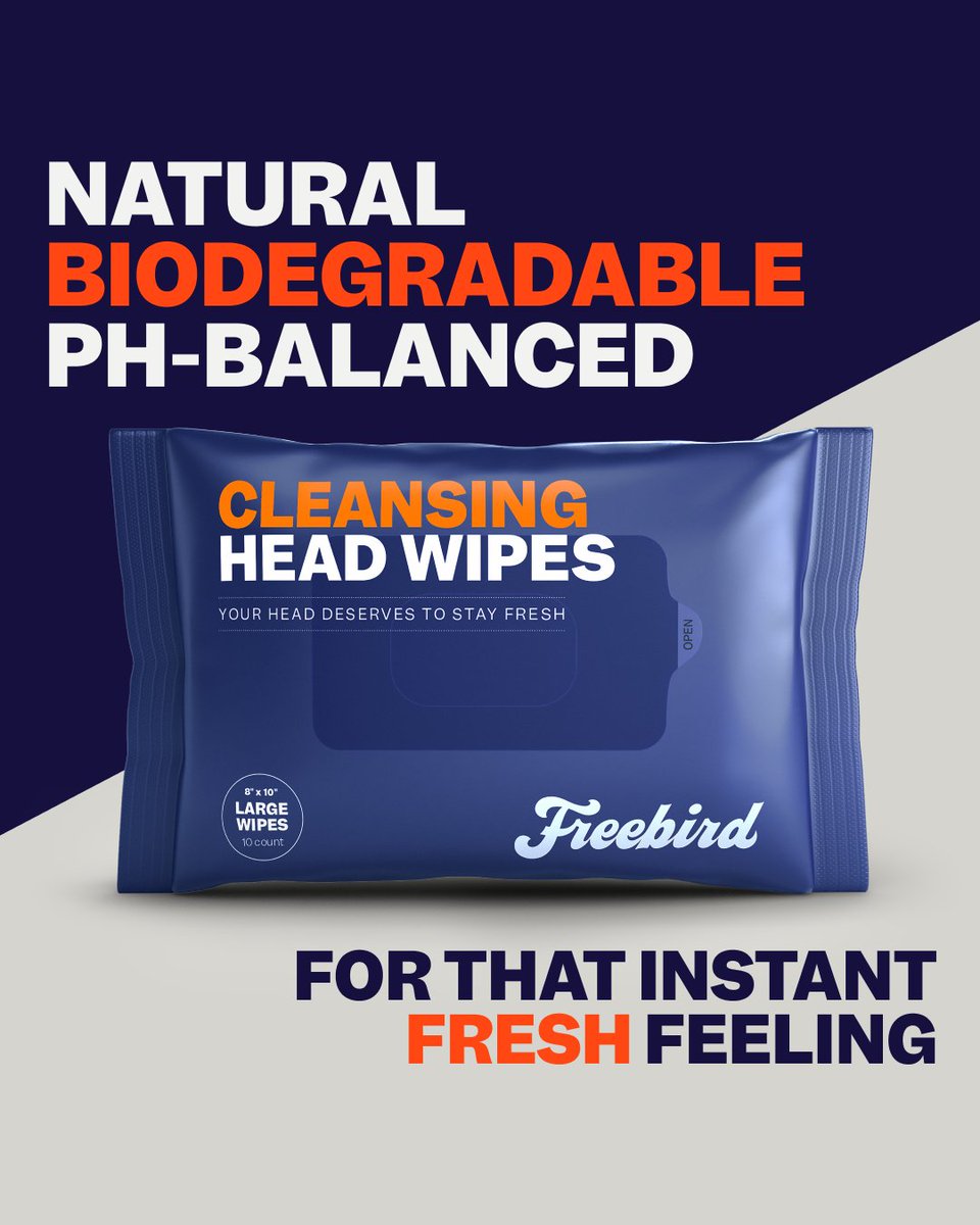 Feel fresh anywhere ✨

Grab a pack of our Cleansing Head Wipes at: l8r.it/sKNb