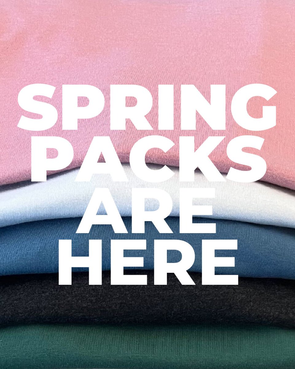FreshCleanThrds's tweet photo. Spring is in the wear and we've got four new packs filled with all-new seasonal colors and longtime favorites. Get your spring lineup in crew neck, v-neck, polo, or tall tee. #FreshCleanThreads

Shop Now: https://t.co/Ji8LSfJCOP https://t.co/LnAK1va34M