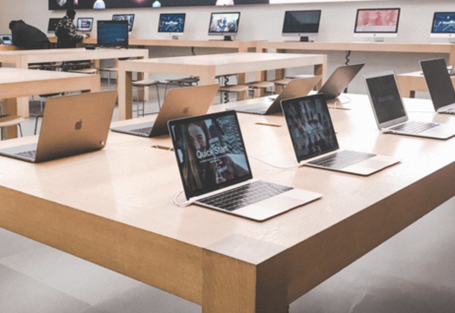 Neville Medhora on Twitter "In Apple Stores all screens are tilted at