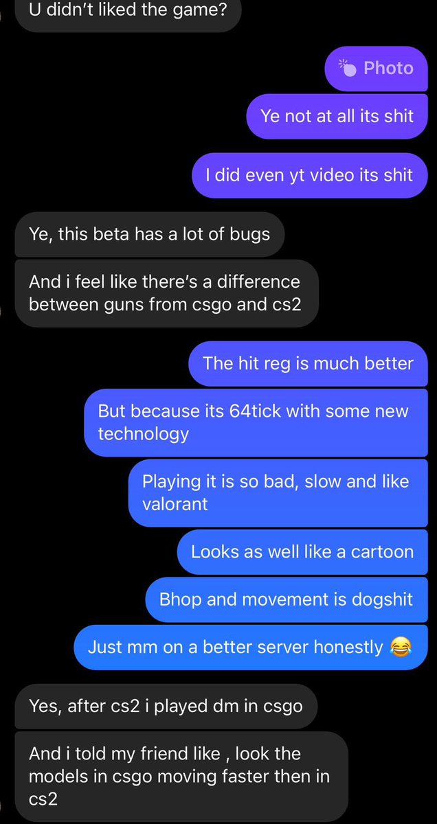 LobanjicaCS's tweet image. Major CSGO winner writing the following, huh … 🙁 He is just clueless hater. Better to listen to guys who didnt even try the game yet 🤔