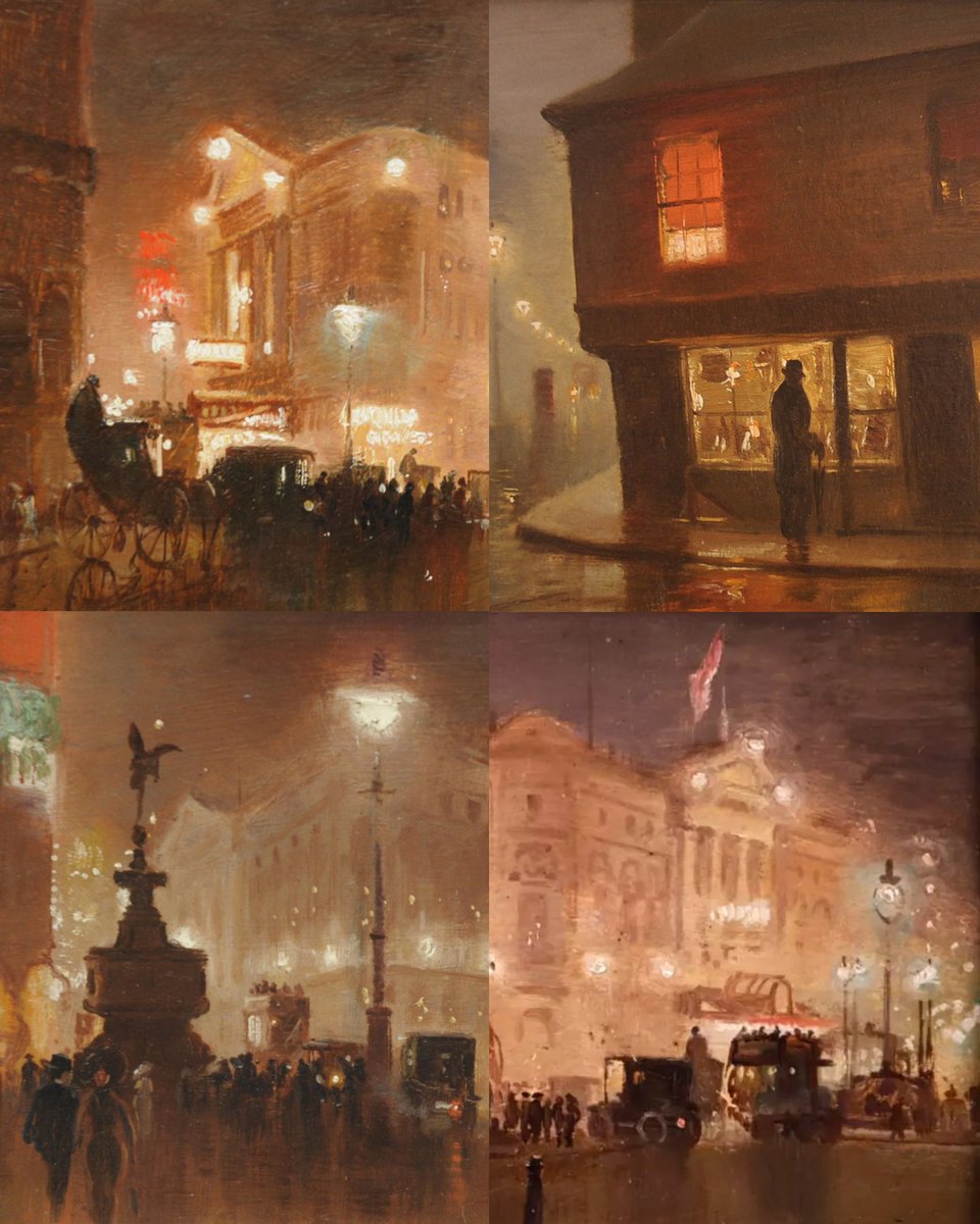 warm hues of night — in art