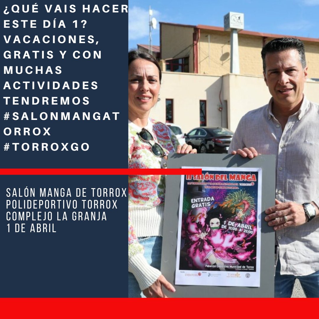 1 de Abril. Comienza las vacaciones de semana Santa. Os proponemos una actividad llena de diversión y GRATIS #salonmangatorrox #torroxgo