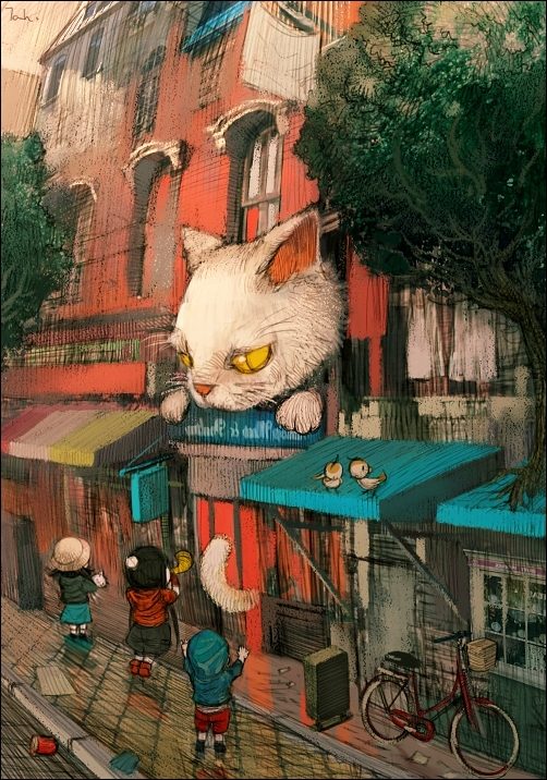 「The Art of Kim Kyoung HwanGallery and de」|IAMAGのイラスト